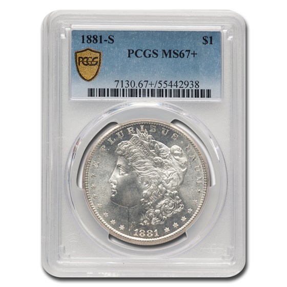 1881-S Morgan Dollar MS-67+ PCGS 1881-S Morgan Dollar MS-67+ PCGS